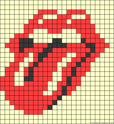 Rolling Stones perler bead pattern