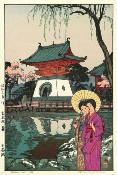 日本近代版画丨 作者：吉田博（Hiroshi Yoshida）