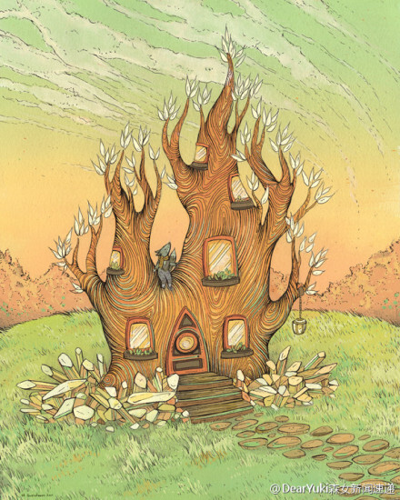 树屋 。作者：Nicole Gustafsson