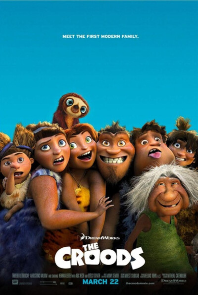 电影名称：疯狂原始人 The Croods 又名: 古鲁家族(港/台) / 克鲁德一家 / 疯狂家族 导演: 柯克·德·米科 / 克里斯·桑德斯