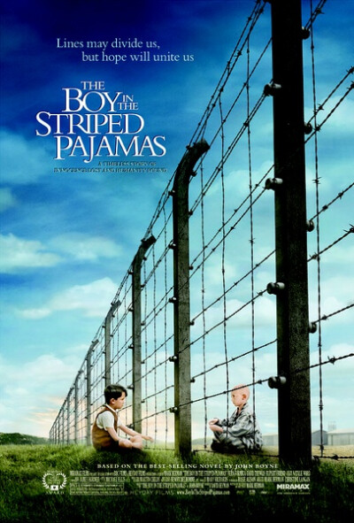 电影名称：穿条纹睡衣的男孩 The Boy in the Striped Pajamas 又名: 穿条纹衣服的男孩 / 穿条纹衣的男孩 导演: 马克·赫门