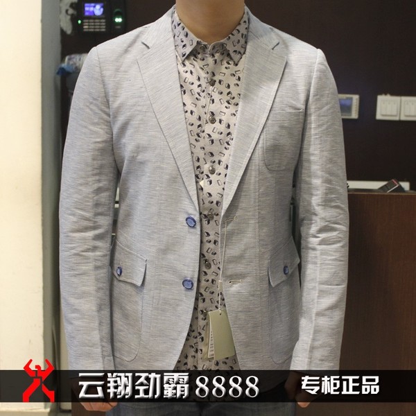 劲霸男装单西服男士春装修身时尚休闲西装正品男装FOFY1152