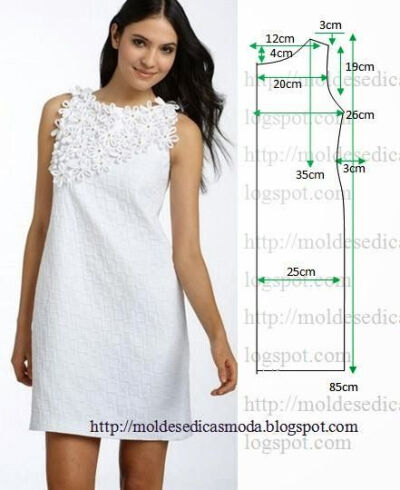 Moldes Moda por Medida: VESTIDO FÁCIL DE FAZER - 2