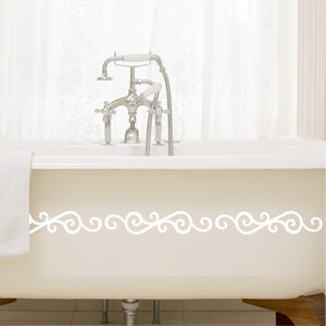 雅风墙贴纸 coner 12 浴室浴缸腰线贴服装店铺橱窗防撞花边装饰贴