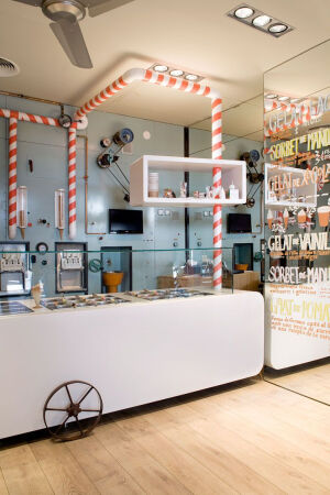 Rocambolesc Ice Cream Parlour In Girona, Spain