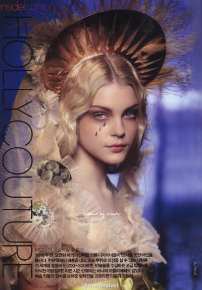 #jessica stam# 【Jean Paul Gaultier Spring 2007 Haute Couture】史丹姐美出血！！还有什么我！！本来是在设计衣服图案……结果查个资料看到这些就停不下来了……我还是滚走继续去做了……（图源google, 第六张动…