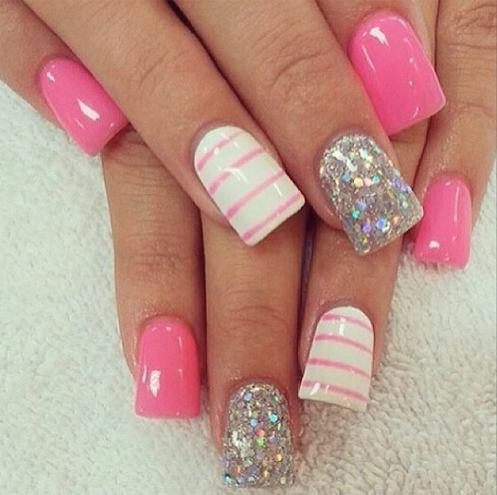 2014年时尚蜜月美甲