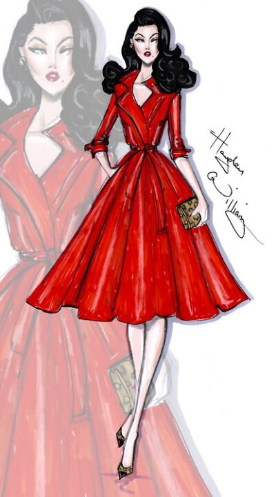 ຽuﬆ ꕷoꕷo、Hayden Williams、时尚插画