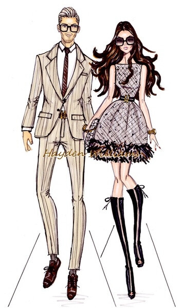 ຽuﬆ ꕷoꕷo、Hayden Williams、时尚插画