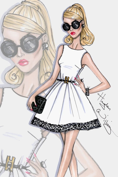 ຽuﬆ ꕷoꕷo、Hayden Williams、时尚插画