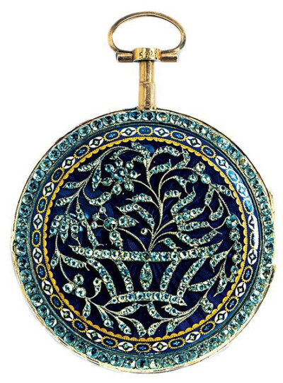 A circa 1770 pocket watch with works by Pierre Viala, Geneva.