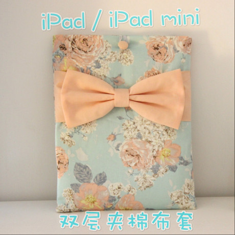 手工iPad2/3/4/air 双层夹绵保护套
