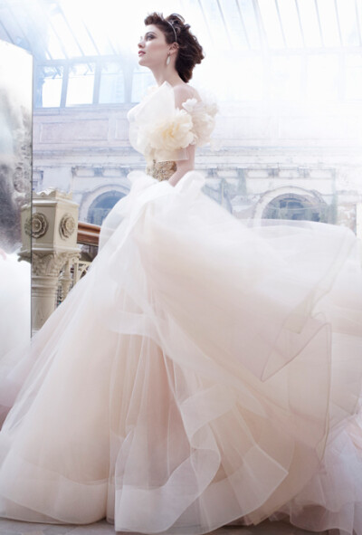 Lazaro - 3250 - Wedding Dress 粉色的浪漫