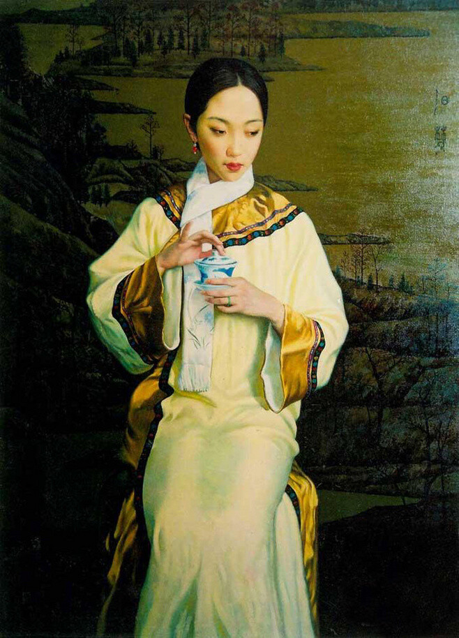 艺术绘画油画人物画仕女赞评论9更多