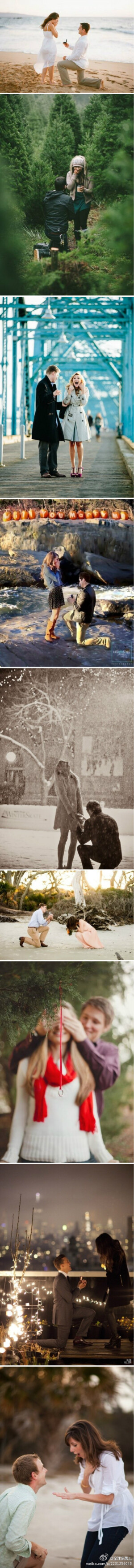 求婚的一瞬間  爱情 情侣