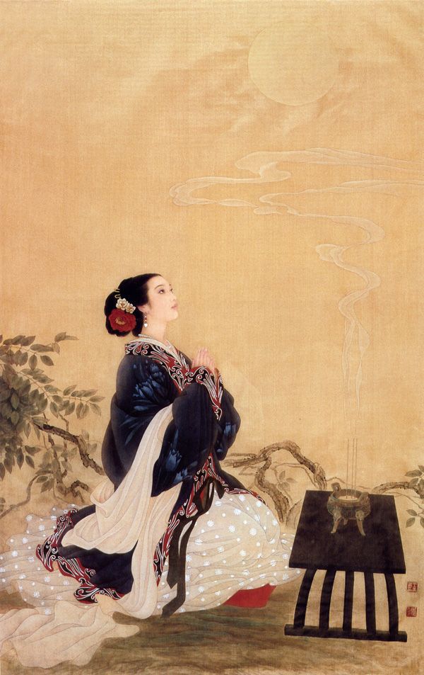 趙國(guó)經(jīng) 王美芳-------簪花仕女--...