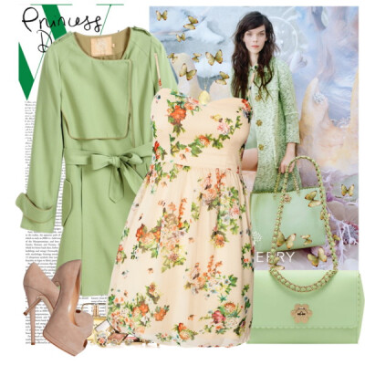 A fashion look from February 2013 featuring Jeane Blush dresses, Mulberry handbags and Miso rings. Browse and shop related looks.