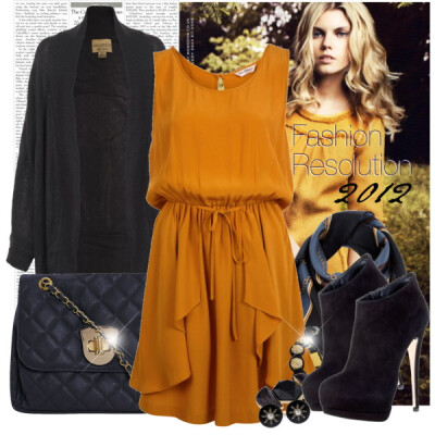 A fashion look from December 2011 featuring Miss Selfridge dresses, Wildfox Couture and Giuseppe Zanotti ankle booties. Browse and shop related looks.
