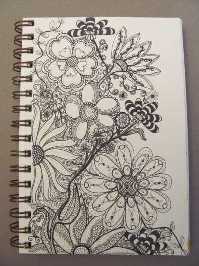 PINKY DINKY DOO (Lori B) doodled this amazing bouquet!
