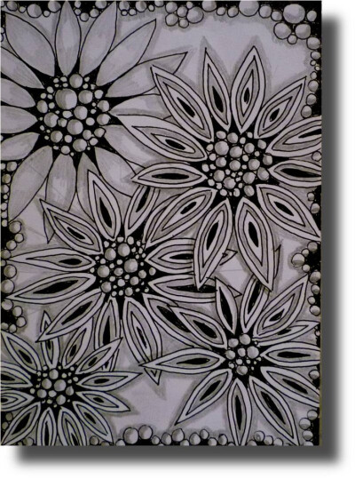 Xplore &amp;amp; Xpress: Zentangle challenge # 97