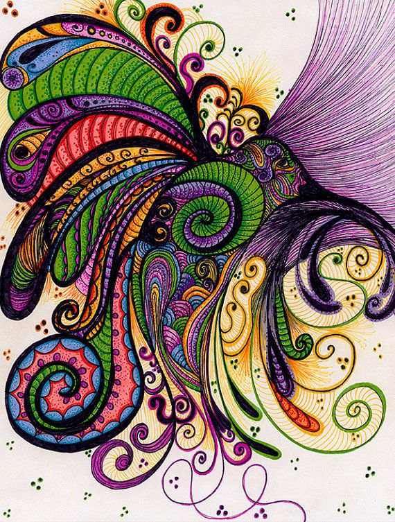 Hummingbird by MySweetFolly on Etsy, $15.00