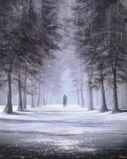 油画【雨中的浪漫曲系列】 by Jeff Rowland