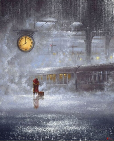 油画【雨中的浪漫曲系列】 by Jeff Rowland