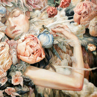 艺术家Meghan Howland的油画作品～