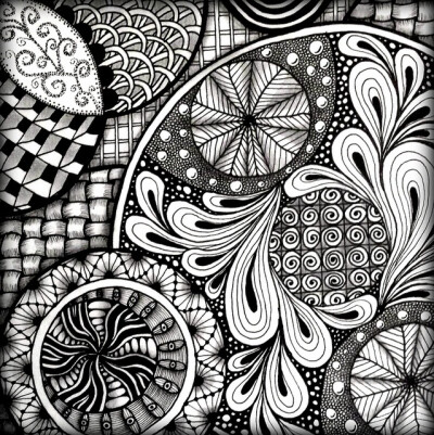 zentangle inspired art