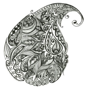 zentangle paisley