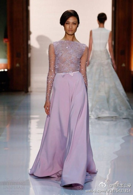 Georges Hobeika 2014 柔和馬卡龍色婚紗禮服系列