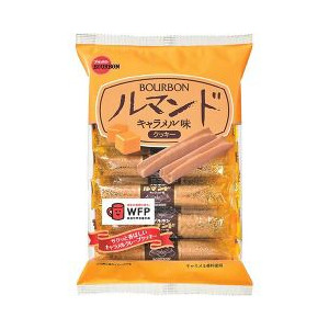 日本进口零食布尔本BOURBON焦糖饼干蛋卷千层酥般的美味