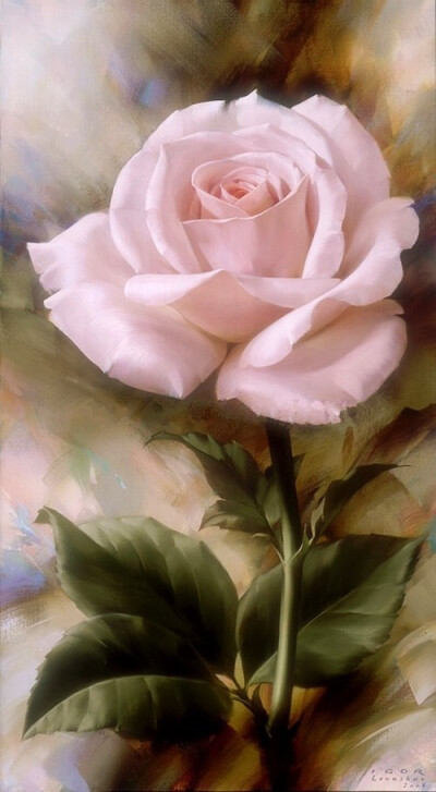 Art - painting rose ...