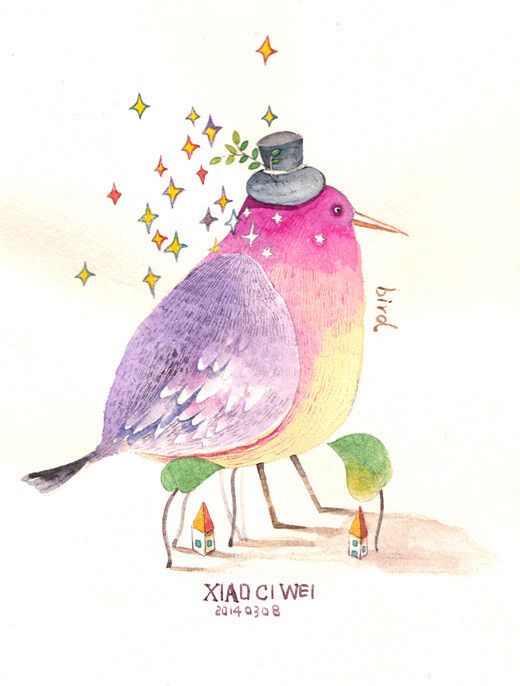 小刺猬1 的插画 bird