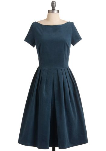 I love a vintage 50s style lady-like dress, this would be perfect in navy and white polka-dots.