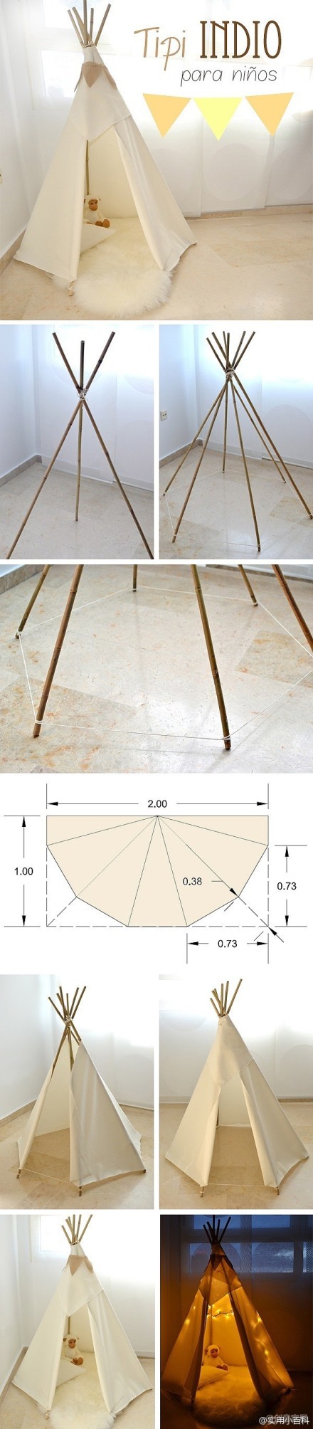 【9款创意家居DIY】超实用家具做法教程，自己动手，感觉家具钱都可以省了！！@实用小百科（转）