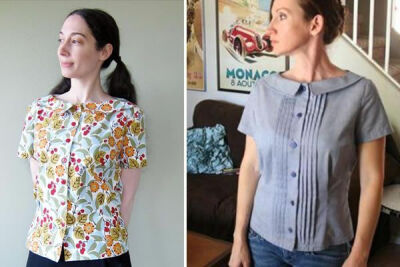 A roundup of vintage inspired sewing and knitting patterns