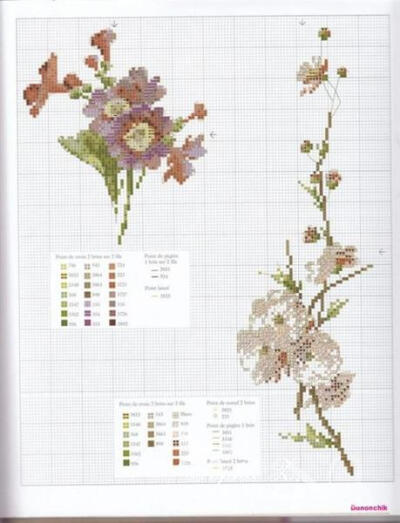 电子书分享丨《Herbier法式花草绣图 》Helene Le Berre 作品集