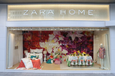 蜷川实花为Zara Home东京旗舰店打造限定橱窗