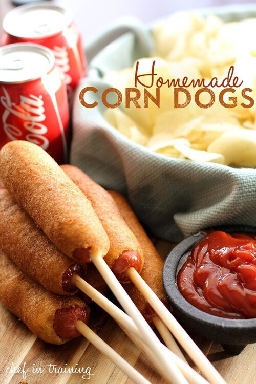 EASY Homemade Corn D...看上去很好吃