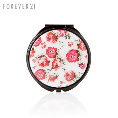 FOREVER21 化妆工具 F21玫瑰碎花美容化妆镜