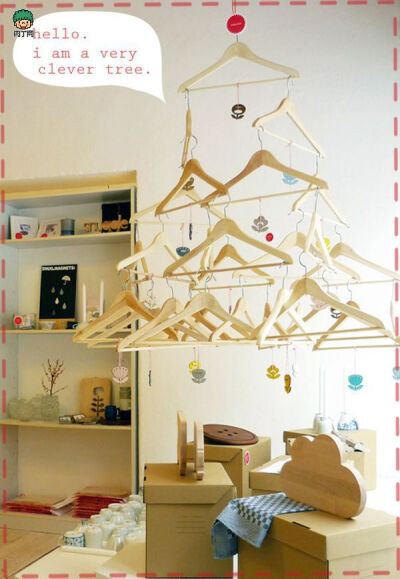 22 DIY Projects with Repurposed Hangers废物利用也很美丽
