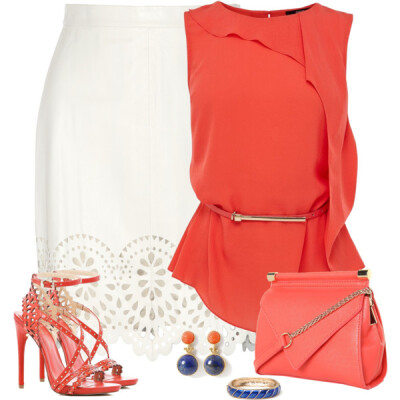 A fashion look from July 2013 featuring Oasis blouses, Lover mini skirts and River Island sandals. Browse and shop related looks.