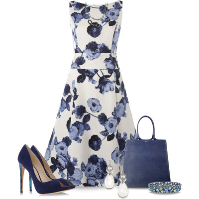 A fashion look from July 2013 featuring Ariella dresses, Alexandre Birman pumps and John Hardy earrings. Browse and shop related looks.