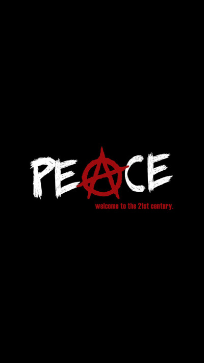 peace 21 century iPhone 5s wallpaper