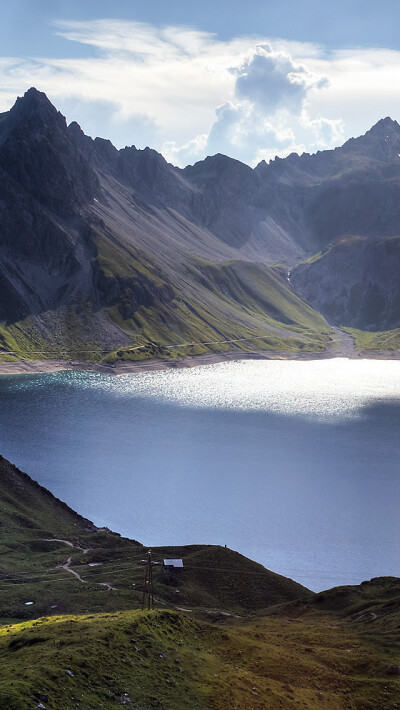 Lunersee Austria Nature iPhone 5s wallpaper