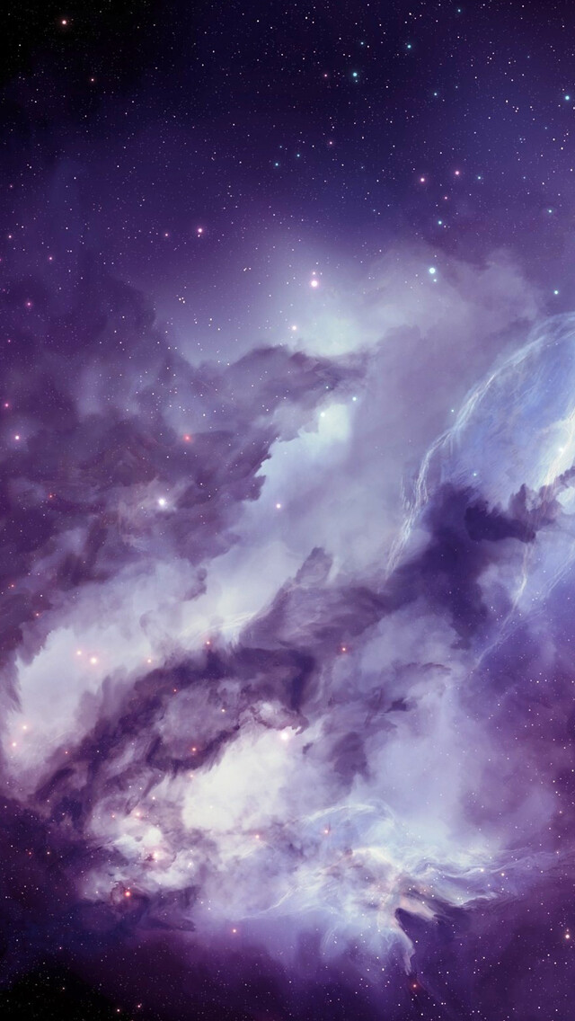 Angel galaxy iPhone 5s wallpaper