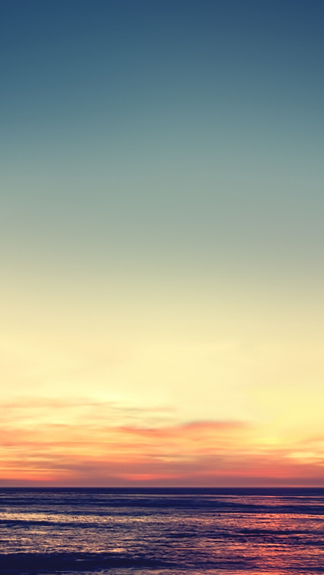 Tranquil sunset iPhone 5s wallpaper