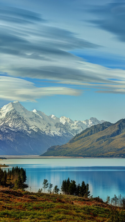 Lake pukaki iPhone 5s wallpaper