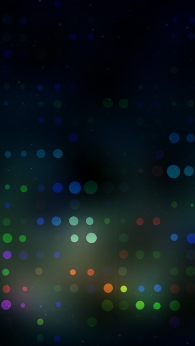 Blurred Dots iPhone 5s wallpaper